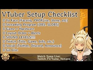 【VTuber Tutorial】 BEFORE YOU GO LIVE ON TWITCH! How to Setup!