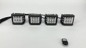 114K views · 63 comments | 4 packs Ultra Bright 16800 lumens 3.75'' Dual Side Shooter Dual Color Strobe Cree Pods ( 30w white, 18w amber ), up to 40 flash patterns ! | Vivid Light Bars | Facebook