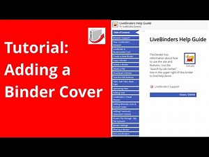 Virtual Binders: Adding a Binder Cover