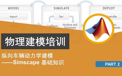 【物理建模培训】第2部分：纵向车辆动力学建模 Simscape 基础知识