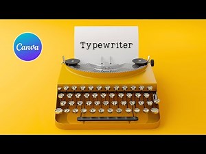 How to create TYPEWRITER Sound Effect in Canva