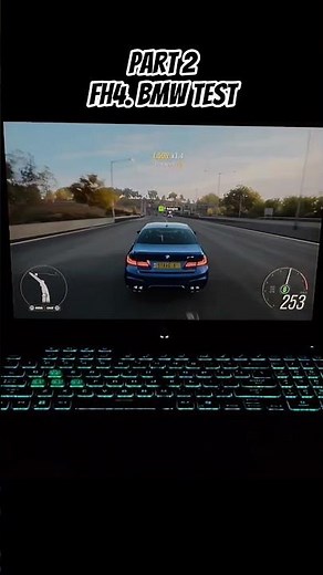 Bmw Speed Test in Forza horizon 4 #pcgaming #asus #bmw