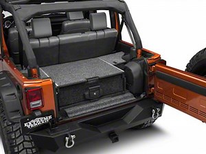ARB Jeep Wrangler Roller Drawer with Roller Floor System 5012010 (07-18 Jeep Wrangler JK 4-Door w/ Plastic Trim & Sub Woofer) - Free Shipping