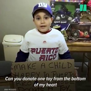314K views · 386 reactions | This 8-year-old is saving Christmas for children affected by Hurricanes Irma and Maria in Puerto Rico. | For Good's Sake | Facebook