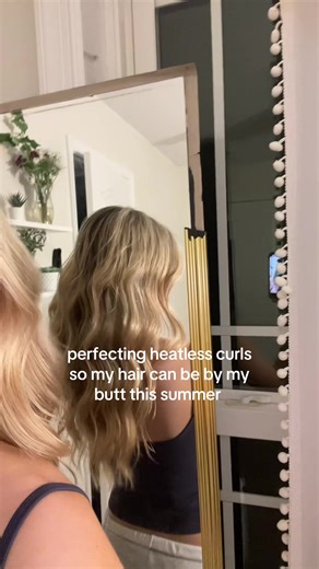 need it long #hair #foryou #fyp | heatless curls tutorial