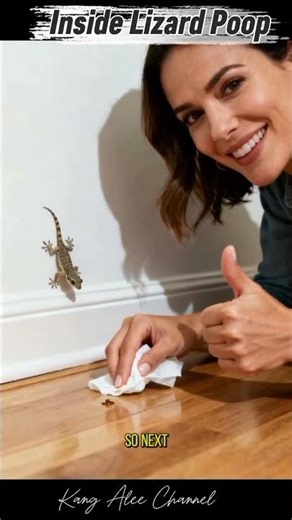 The Weird Secret Inside Lizard P*op! #shortvideo #facts #animalfacts #wildlife