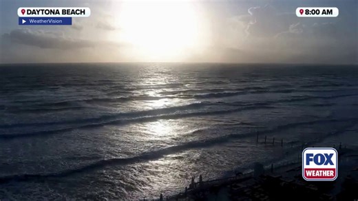 Watch: Time lapse video shows King Tide in Daytona Beach