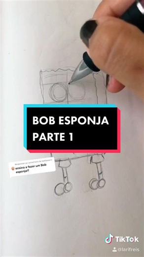 Tutorial de Desenho do Bob Esponja: Passo a Passo