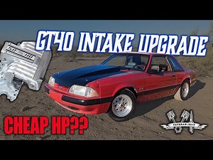 Junkyard GT40 Intake Upgrade! Cheap HP? Or Much Regret For The Fox body Mustang?