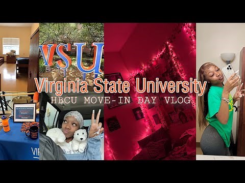 Virginia State University Move-in Day | Transfer Orientation + Room Tour!
