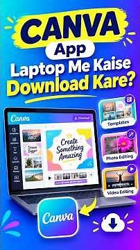 Canva App Laptop Me Kaise Download Kare | How To Download Canva App In Laptop