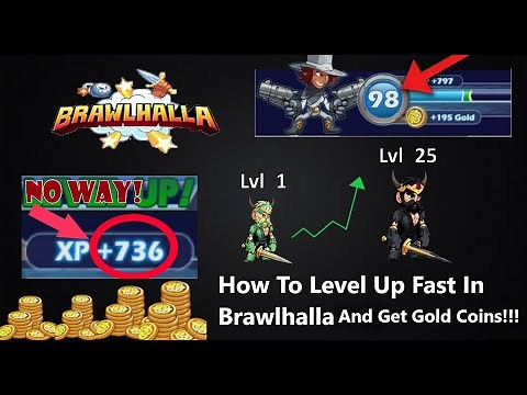 Brawlhalla How To Farm Xp, And Gold Very Fast!!!! New Method 2021!!