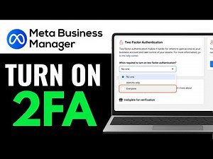 How to Turn on Two Factor Authentication Requirements in Meta Business Manager 2025 (SIMPLE GUIDE)