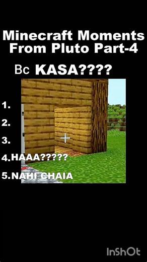 Minecraft funniest pluto moments 🤣 #minecraft #funny #video #shorts video