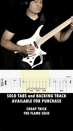 3.5K views · 89 reactions | CHEAP TRICK THE FLAME GUITAR SOLO TABS #cheaptrick #TheFlame #guitarsolo #tabs #guitartabsdaily #guitartutorial #guitartabs #guitarcover #guitarpro #guitarplayer #alvindeleon #strandbergguitars #strandberg #guitarsolocover | alvin de leon | Facebook