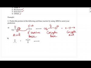 How to Predict Acid Base Reactions using ARIO