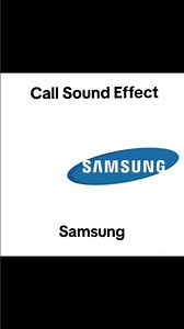 Incoming call sound effect