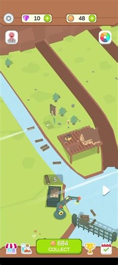 🌊Aquatic Logging Factory | Satisfying Wood Processing Game🪵#games #games #factory #factshorts #humor