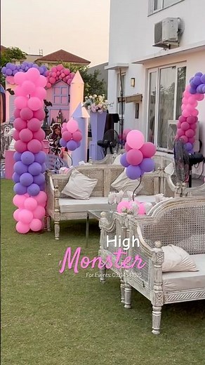 Monster High Birthday Decor 💄💀 | Lahore’s Top Party & Catering Setup! 🎉✨