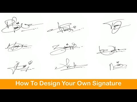 ✔️ How To Design Your Own Amazing Signature | Examples