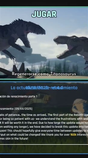 Quien ganará?Like si el Braquiosaurus o suscríbete si el Titanosaurus #roblox #jurassicbloky