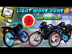 💥Splendor Modified🐍| Moxi Flasher Install⚠️In Splendor✅|🔥RGB Neon Light💡|Splendor Light Modified🔱