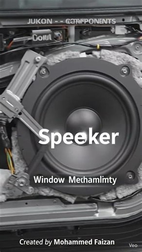 An exploded view of door panel structure