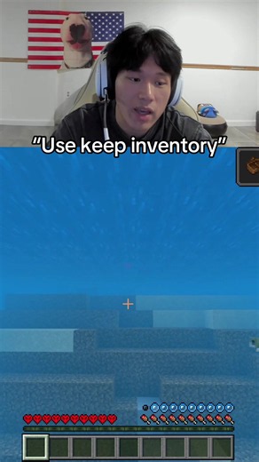 Use keep inventory Minecraft command explained by Uzyay