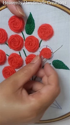 Rose embroidery design #shorts #trending #viral #foryou #video #ytshorts