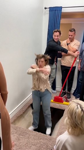 Grandma’s bad fall thru Trap Door! 😱 | JFlo Videos