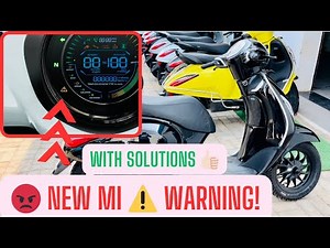 Chetak MI Warning Light ⚠️ New Issue Found! Home Diagnosis + Solution #electricscooter