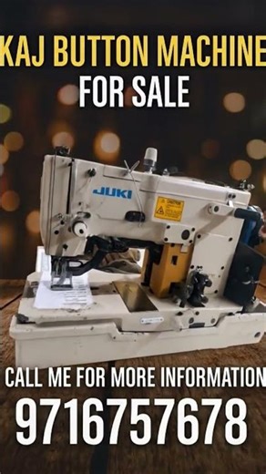 kaj button machine, (Call-9716757678 @assewingmachine )