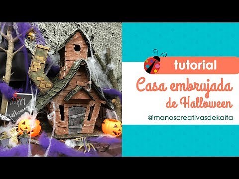 👻 Casa embrujada 👻 Manualidades para Halloween DIY