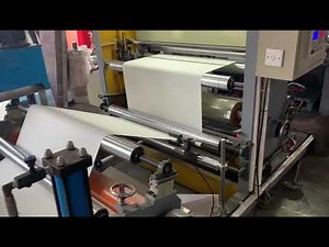 high speed roll to roll paper embossing machine with the heating air function