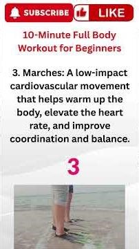 10 Minutes Full Body Workout (Beginners Friendly)