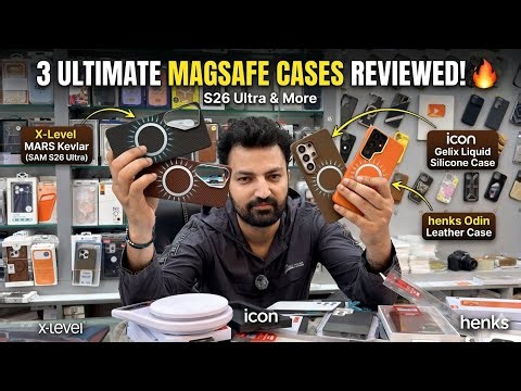 Top 3 Premium Magsafe Cases for Samsung S26 Ultra! X-Level, iCon & HENKS