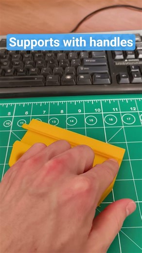 Design your supports into the part and you get way better results