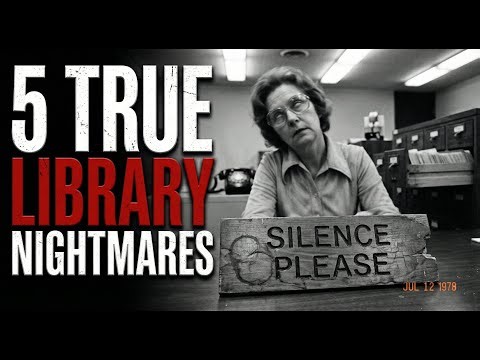 5 Terrifying TRUE Library Horror Stories | Dark Screen Rain Sounds | Audio Scary Stories
