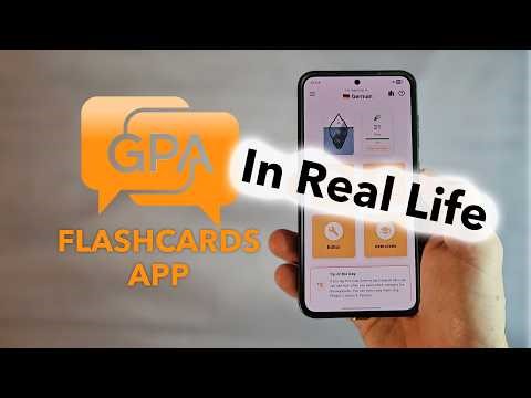 GPA Flashcards in Real Life: Full Workflow (Preparation, Session & Practice)