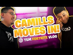 TSM Camills Moves In! + KBBQ | Fortnite Vlog