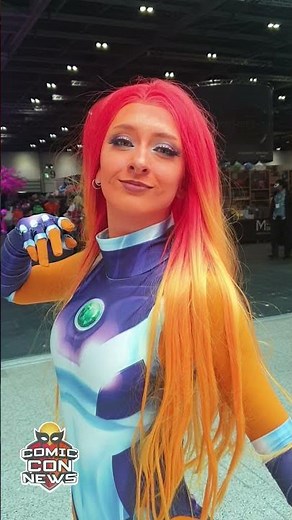 Starfire Teen Titans Cosplay Comic Con #Shorts