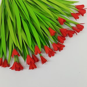 236K views · 5.7K reactions | Beautiful Paper Stick Flowers Making Instruction for Decoration Ideas... | Colors Paper | Facebook