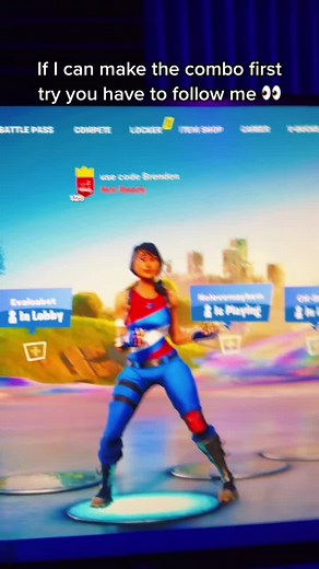 First Try Fortnite Combo Challenge!