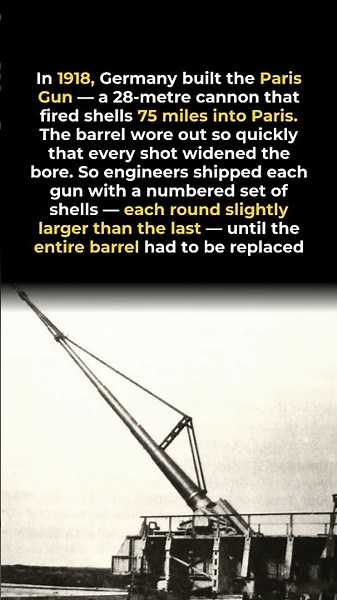 The 75-Mile WWI Monster #history #military #wwi
