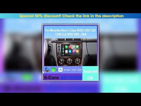 Unboxing Android 16 Auto For Mercedes Benz M-Class W163 ML 1997 - 2005 Car Radio Video Multimedia••