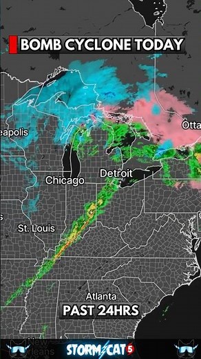 ☁️Todays Bomb Cyclone brought Tornados, Wind, Heavy Snow, and Wind to Millions
