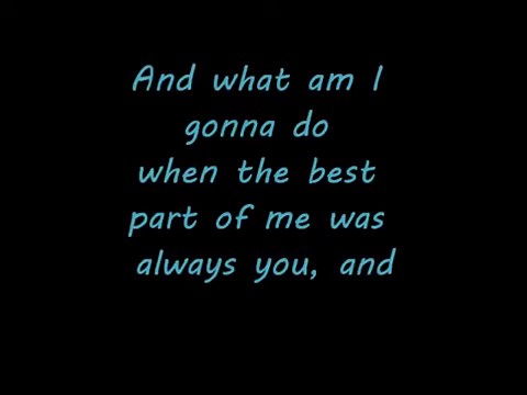 Falling to Pieces- The Script (lyrics on screen)