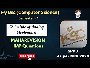 Fy BCS | Sem 1 | Electronics | Maharevision | ALL Chapters | IMP Questions | SPPU |