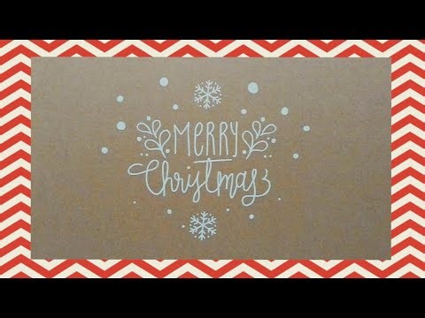 ASMR Merry Christmas ~ Unboxing Christmas Cards (Whisper)