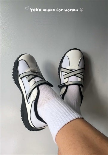YOKO Mary Jane Lightweight Training Sneakers for Women